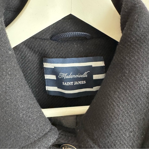 Saint James Mademoiselle Wool Blend Coat Size US 16 - Picture 5 of 16